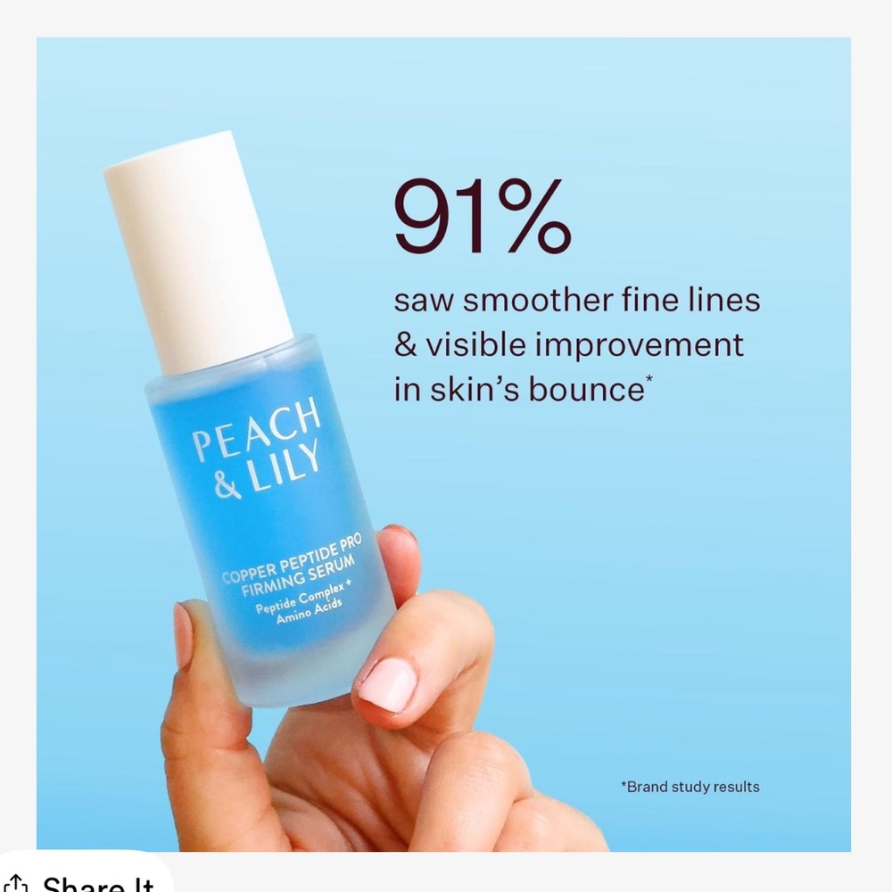 🌼 4/$13 - New 2 piece peach & Lily Skincare Set (firming serum & moisturizer) - Picture 4 of 6